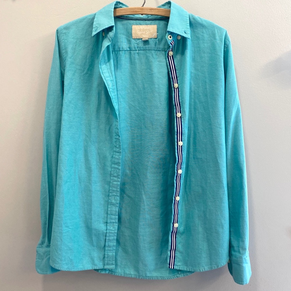 Liz Claiborne Oxford Shirt Button Up